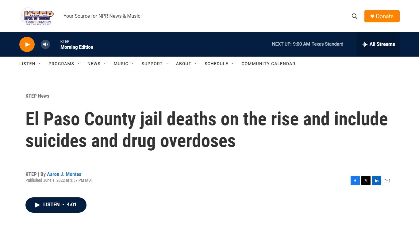 El Paso County jail deaths on the rise and include suicides and drug ...